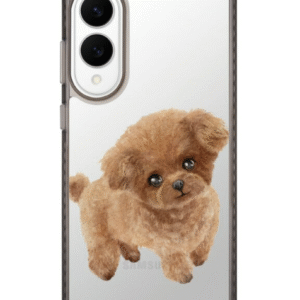 Poodle Brown Galaxy S25 Edge 氣墊防摔保護殼
